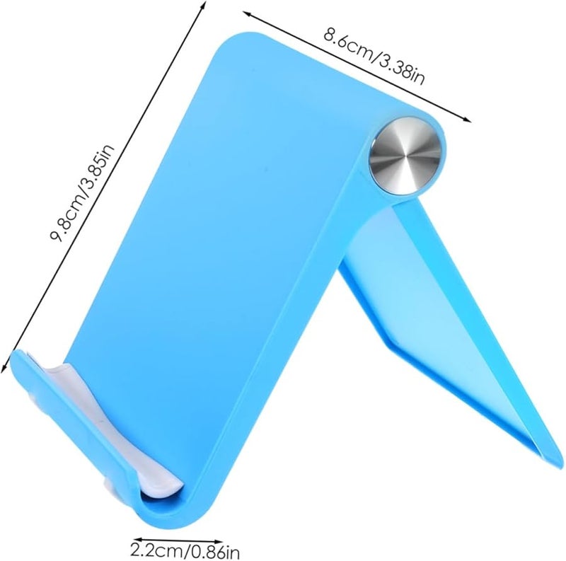 Balacoo Blue Phone Tablet Stand Holder for Desk Streaming Video Calls Lightweight - Image 2